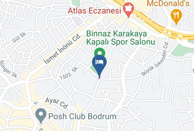 Bodrum - Ali Baba Hotel Maps