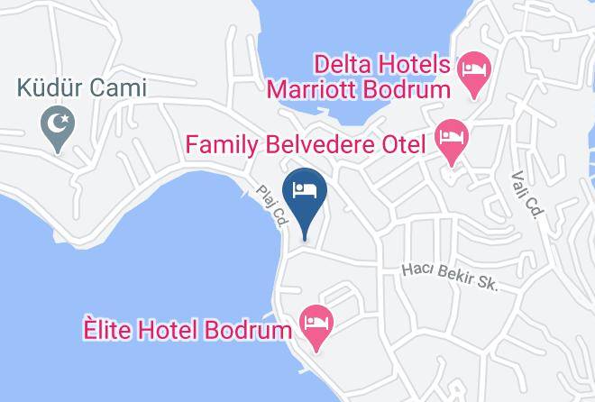 Bodrum - Ali Baba Otelio Maps