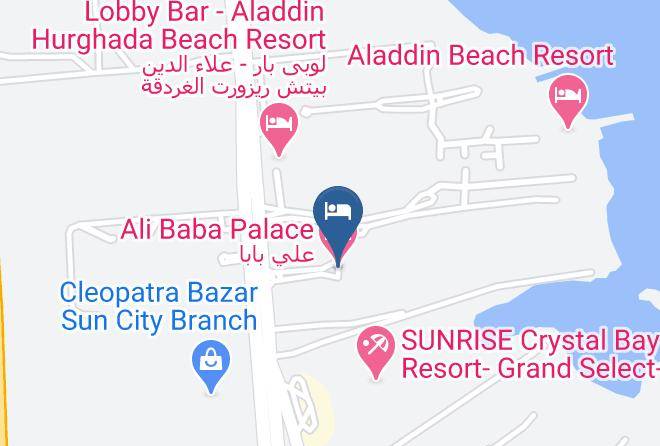 Hurghada - Ali Baba Palace Maps
