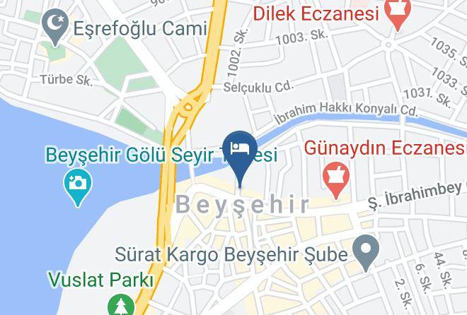 Beysehir - Ali Bilir Otel Maps
