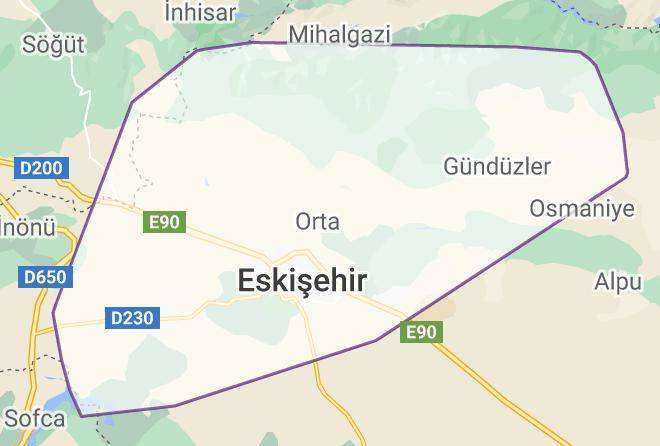 Eskisehir - Ali Guven Uygulama Oteli Maps