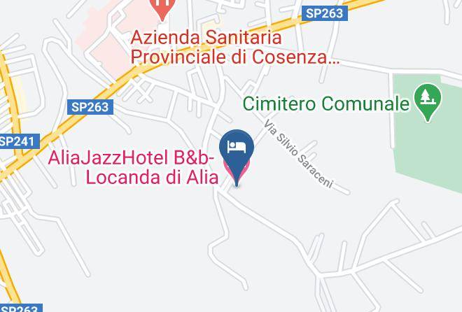 Cosenza - Aliajazzhotel B&b Locanda Di Alia Maps