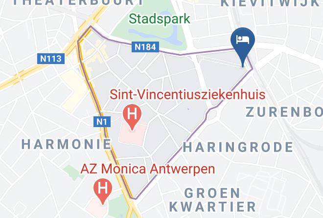 Antwerp - Residentie Continental Maps
