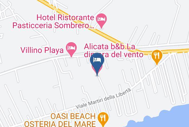 Agrigento - Alicata B&b La Dimora Del Vento Maps