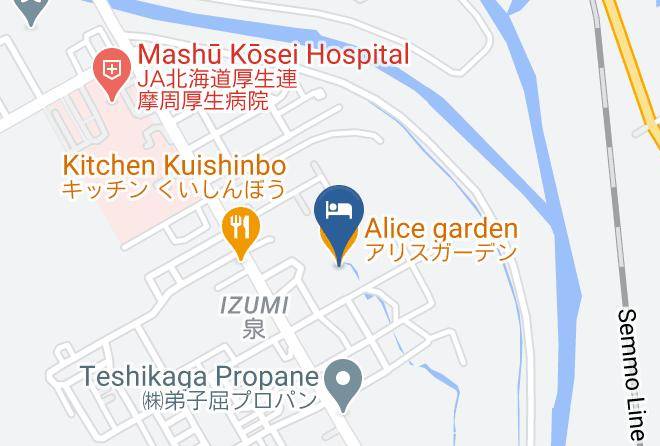 Teshikaga Townkawakami District - Alice Garden Maps