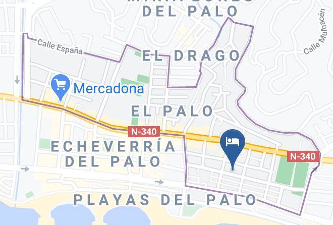 Malaga - Alice's Yoga & Beach Homestay Maps