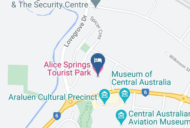 Alice Springs - Alice Springs Tourist Park Maps