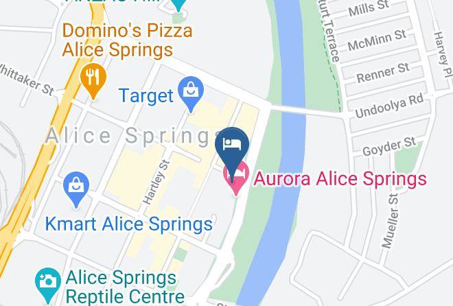 Alice Springs - Alice Springs Yha Maps