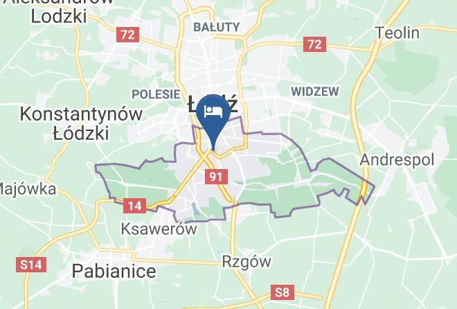 Lodz - Alicja Hotel Oddzial Maps