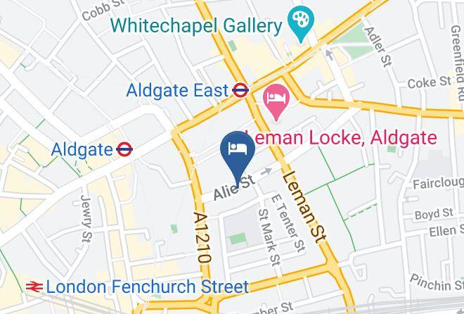 London - Alie Street By Bridgestreet Maps