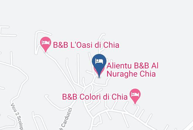 Province Of South Sardinia - Alientu B&b Al Nuraghe Chia Maps