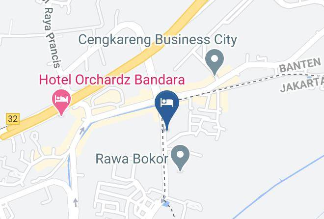 West Jakarta - Alifah Hotel 01 Maps