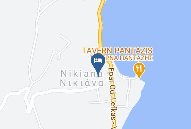 Levkas - Aliki 4 Star Hotel Maps