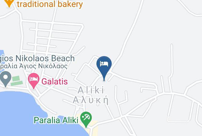 Paros - Aliki Panorama Hotel Maps