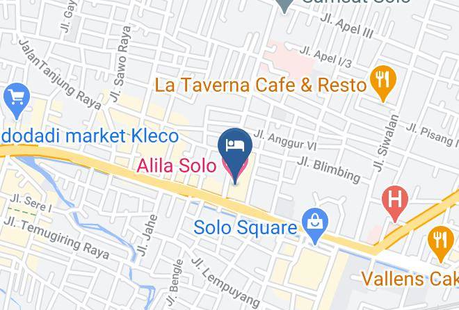 Surakarta - Alila Solo Maps