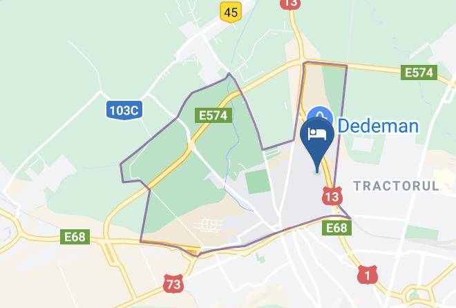 Brasov - Alinalex Hotel Maps
