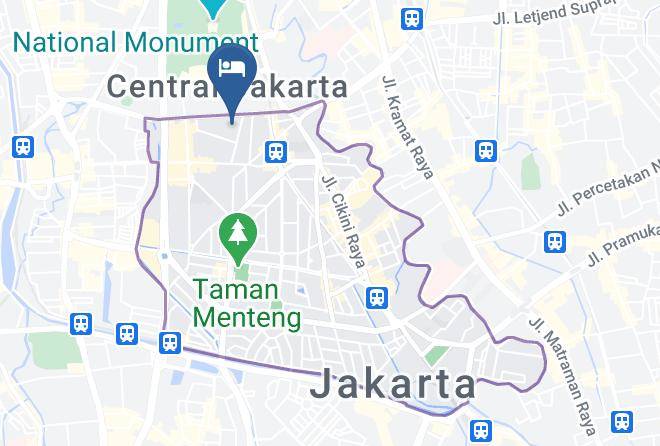 Central Jakarta - Alinda Hotel Maps