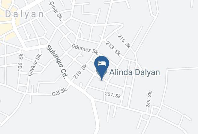 Ortaca - Alinda Hotel Dalyan Maps