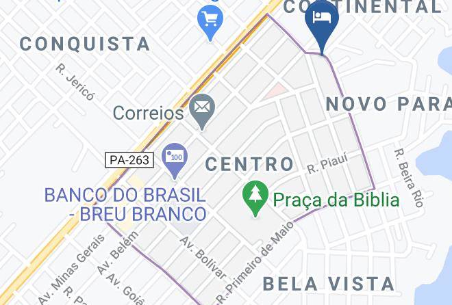 Breu Branco - Aline Hotel Maps