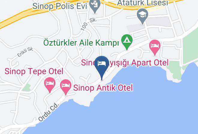Sinop Gelincik - Alinn Otel Maps