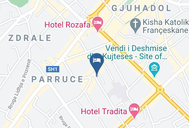 Shkoder - Alis Hotel Maps