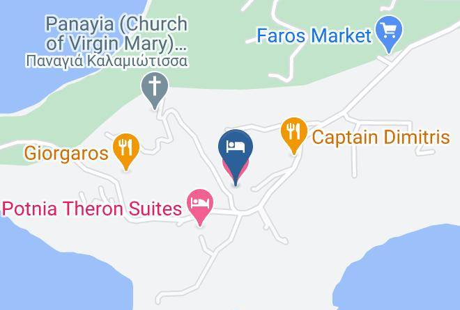 Thira - Alisaxni Resort Maps