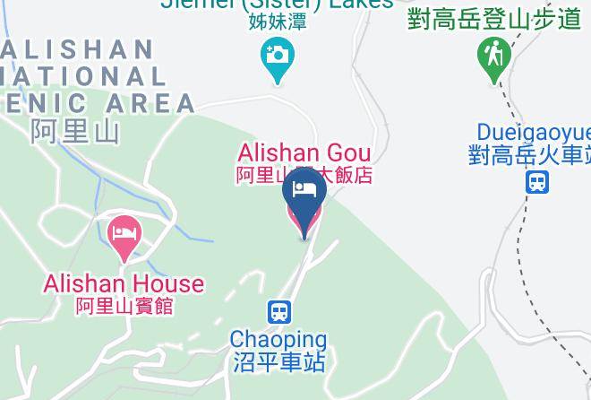 Chiayinty - Alishan Gou Hotel Maps