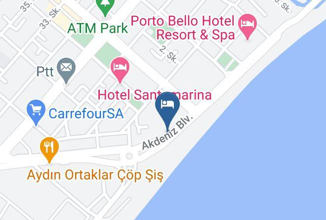 Alissa Garden Hotel Map