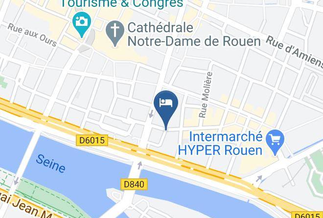Seine Maritime - Alive Hotel De Quebec Maps