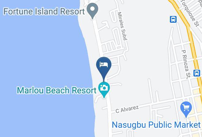 Alix Beach Resort Map
