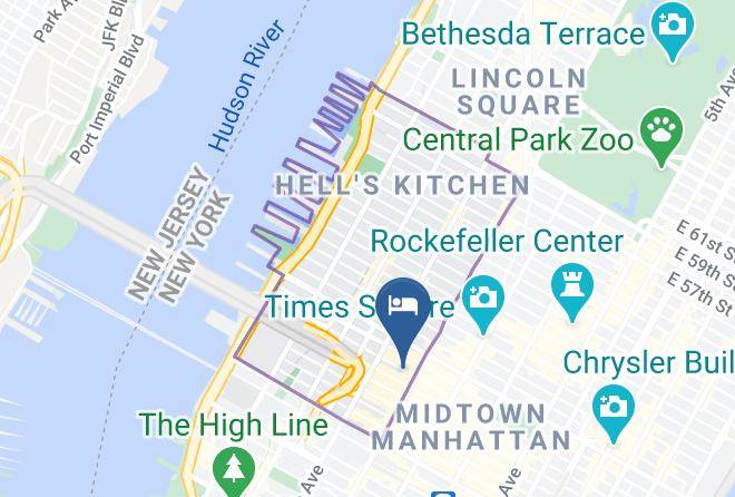 Aliz Hotel Times Square Map