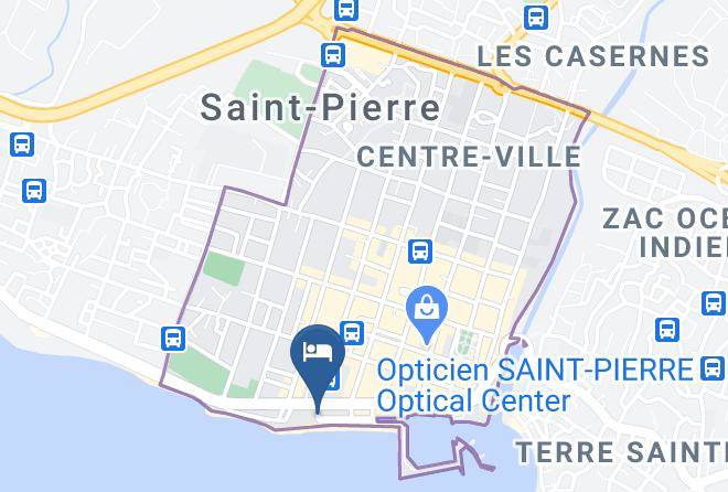 Saint Pierre - Alize Plage Maps