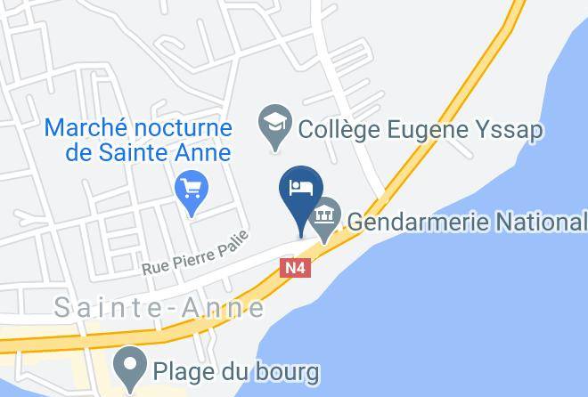 Sainte Anne - Alizes Bungalows Maps