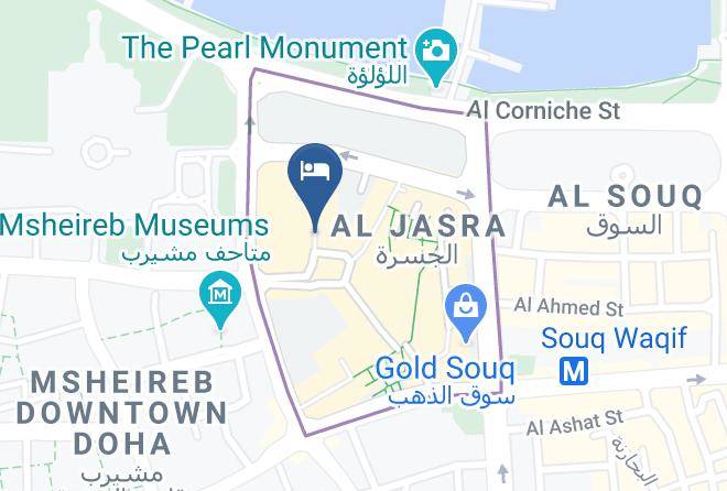 Doha - Souq Waqif Boutique Hotels By Tivoli Maps