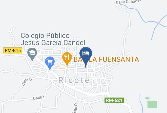 Murcia - Aljibe De Monastrell Maps