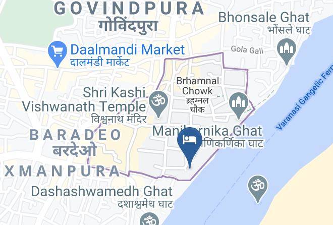 Varanasi - Alka Hotel Maps