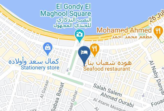 Alexandria - Alkadi Hotel Maps