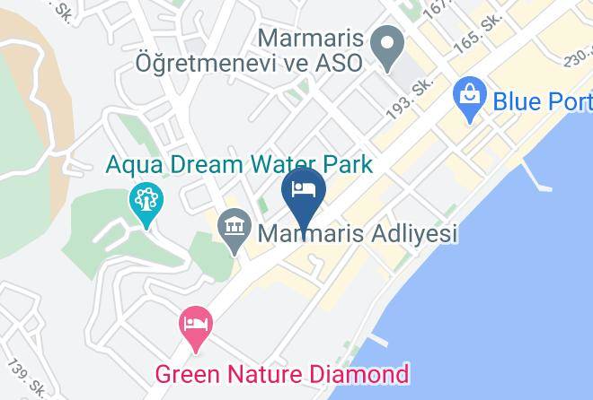 Marmaris - Hotel Alkan Maps