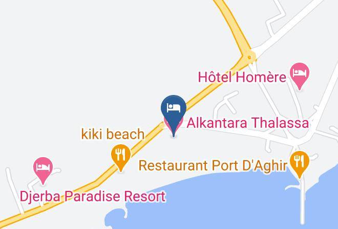 Djerba - Alkantara Thalassa Hotel Maps