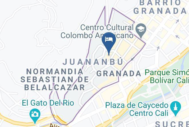 Cali - Alko Hotel Boutique Granada Cali Colombia Maps