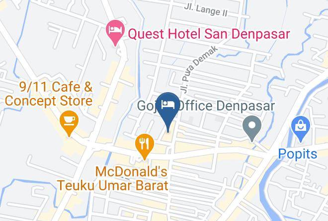 Denpasar - Alkyfa Hotel Bali Maps