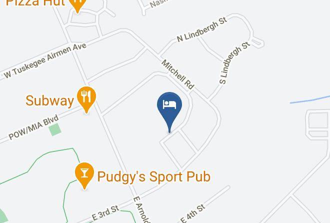 All American Inn Map