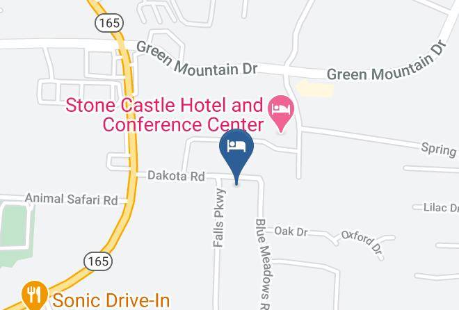 All American Inn And Suites Map