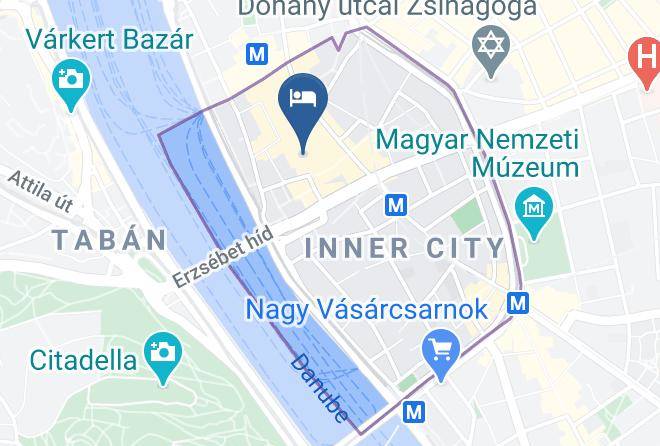 Budapest 5 Kerulet - Best Choice Hostel Maps