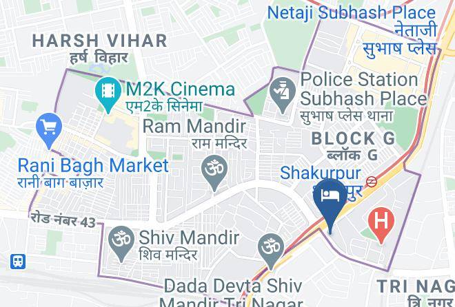 New Delhi - All Heavens Gold Lawrence Road Maps