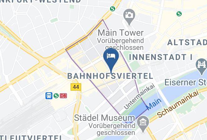 Frankfurt Am Main - All Inn Hotel Frankfurt Maps