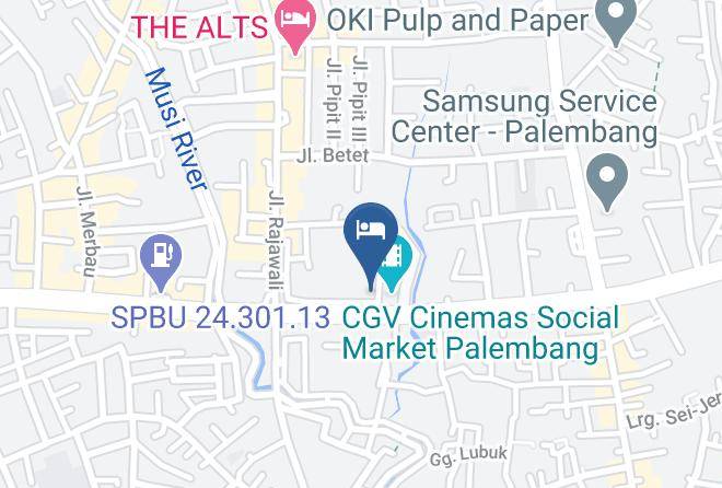Palembang - All Nite & Day Hotel Veteran Palembang Maps