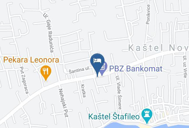 Kastela - All Saints Suites B&b Kastela Maps