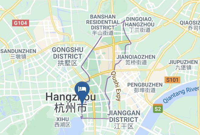 Hangzhou - All Season Hotel Wulinmen Hangzhou Maps