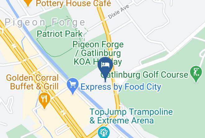 Sevier - All Season Suites Pigeon Forge Maps